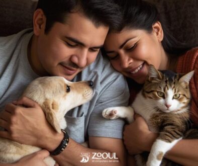 Persona mostrando cariño y cercanía con su mascota